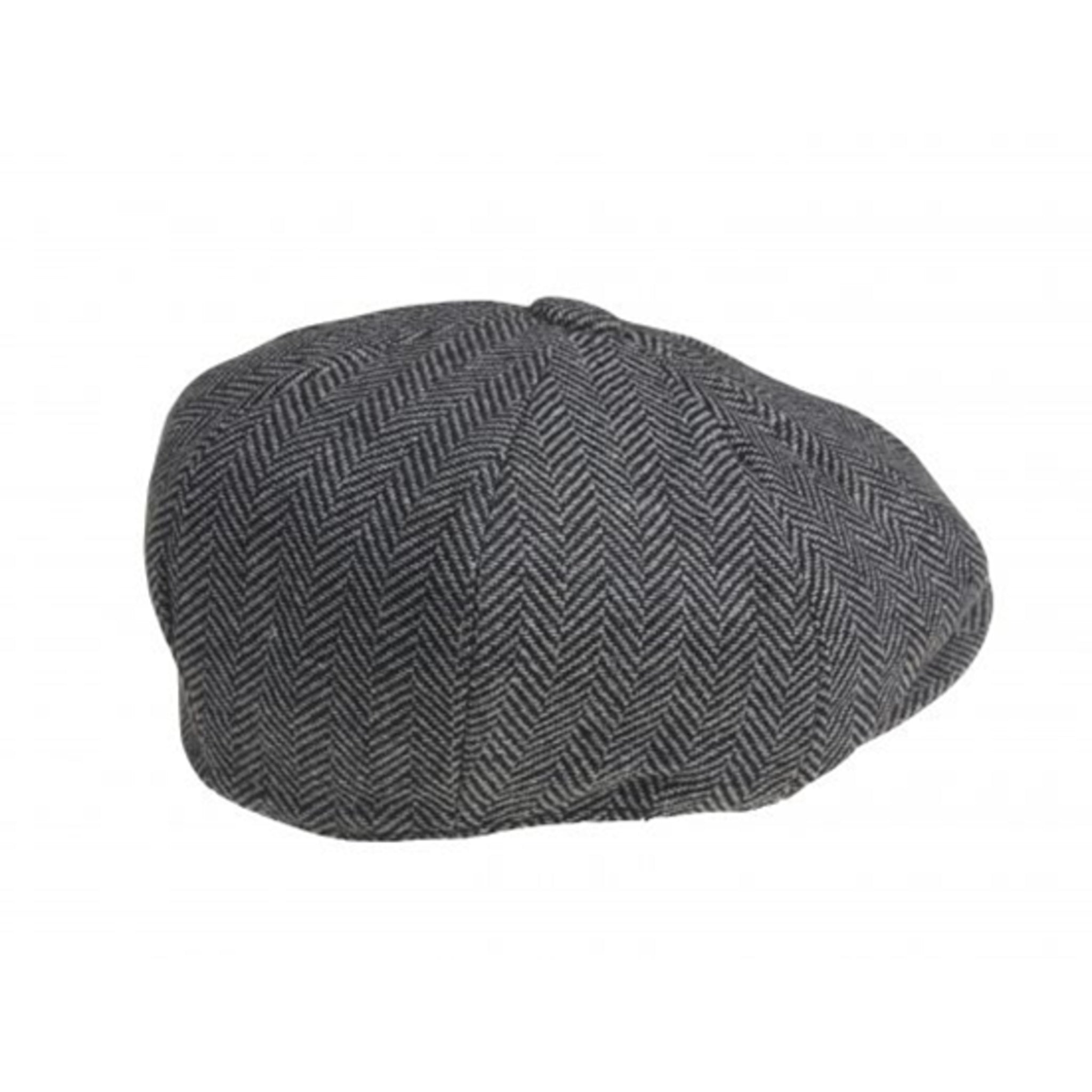 Nicky Adams herringbone baker boy cap Peaky Blinders style flat newsboy hat made in UK